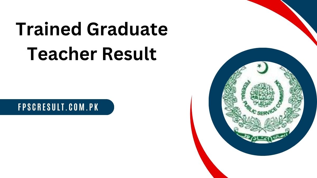 TGT Result 2024 FPSC Check by Roll Number