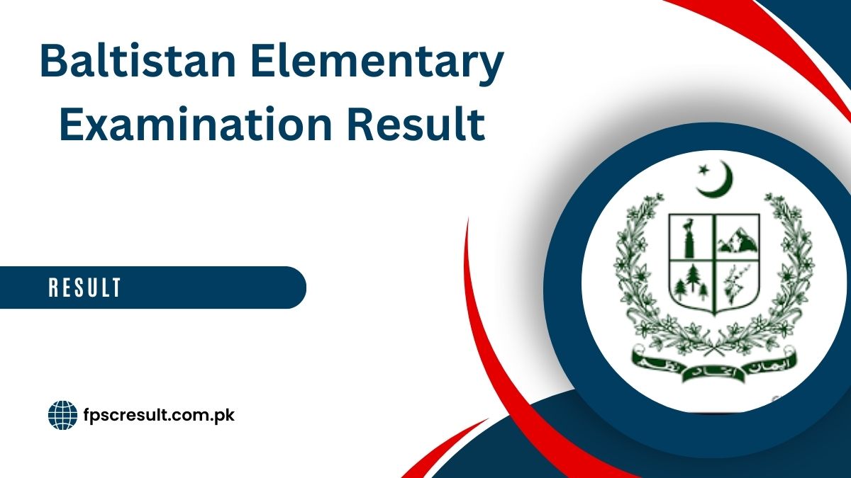 Baltistan Elementary Examination Class 8th Result 2024