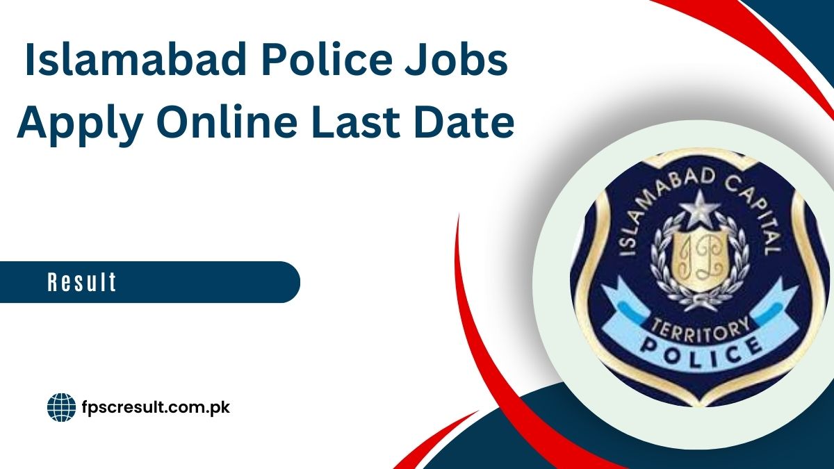 Islamabad Police Jobs 2024