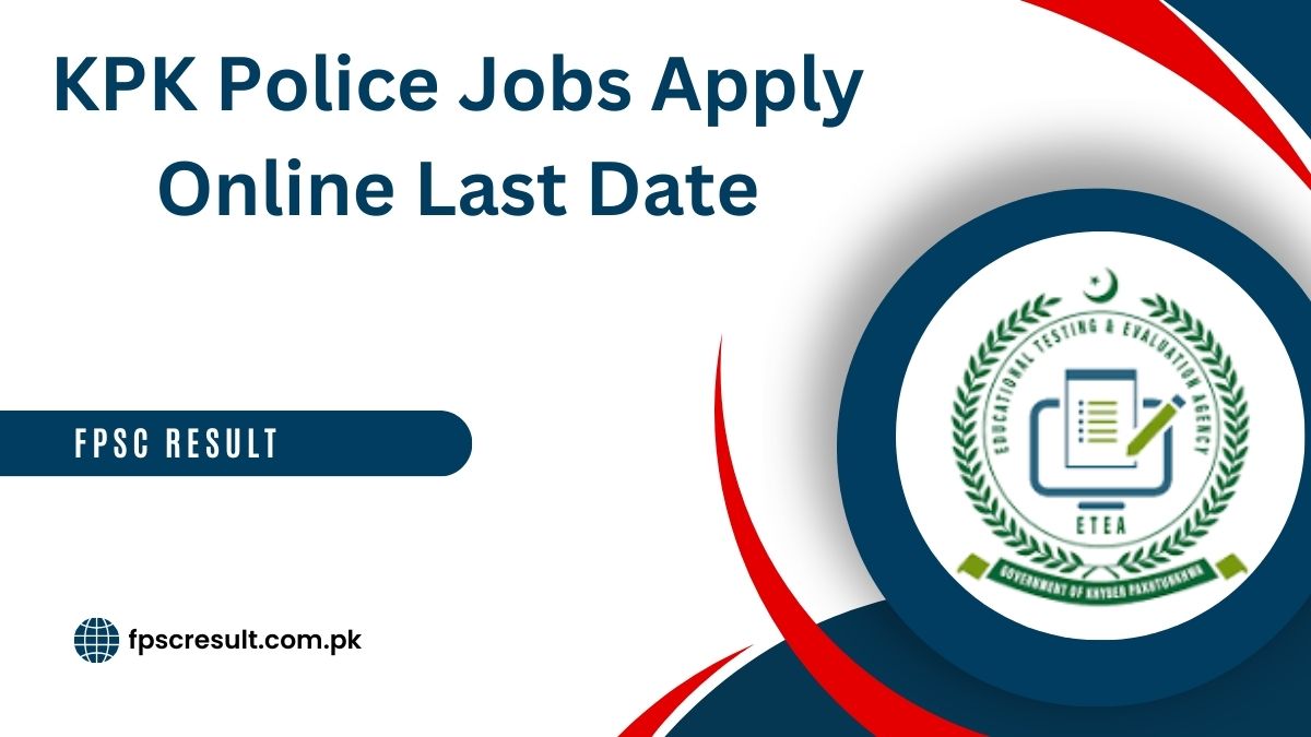 KPK Police Jobs 2024