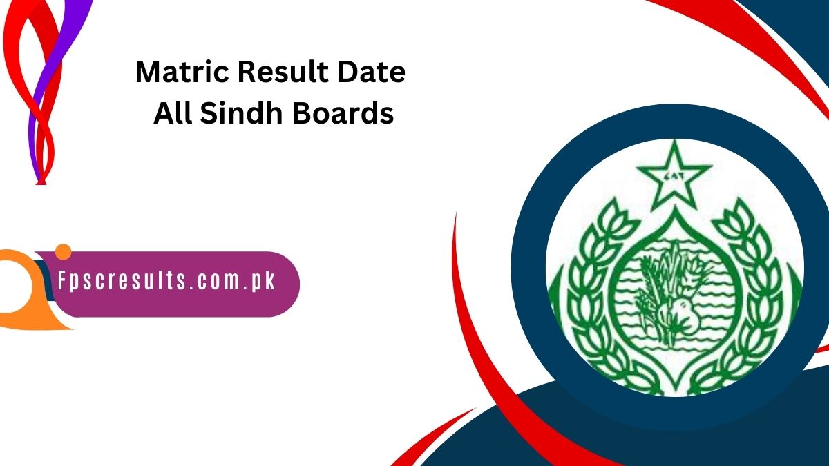 Matric Result Date 2024 All Sindh Boards