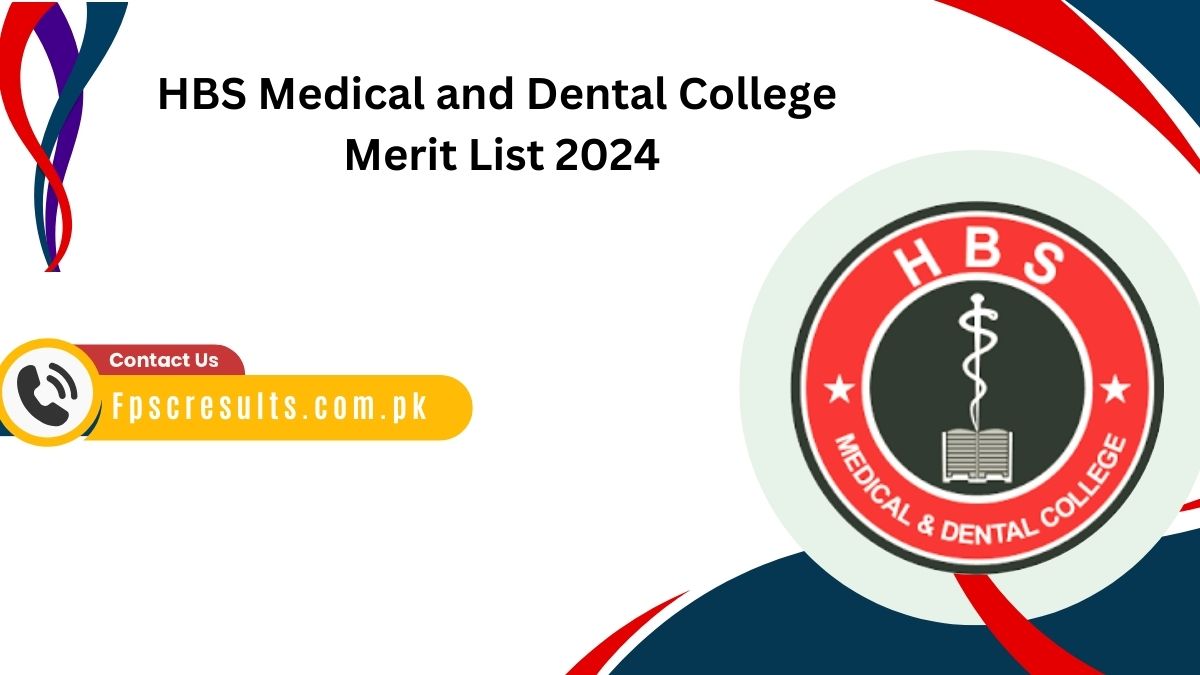 HBS Medical and Dental College Merit List 2024