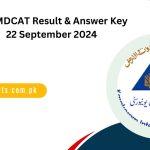 KIU MDCAT Result & Answer Key 22 September 2024 Download PDF