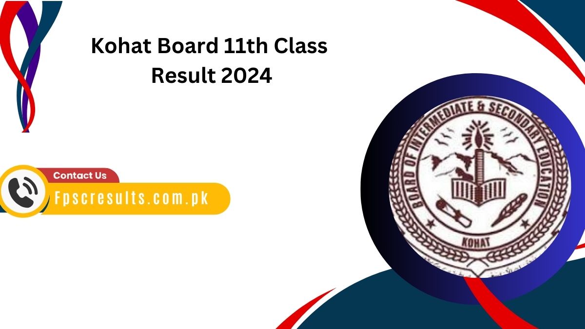 Kohat Board 11th Class Result 2024