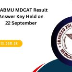 SZABMU MDCAT Result 2024 Answer Key Held on 22 September