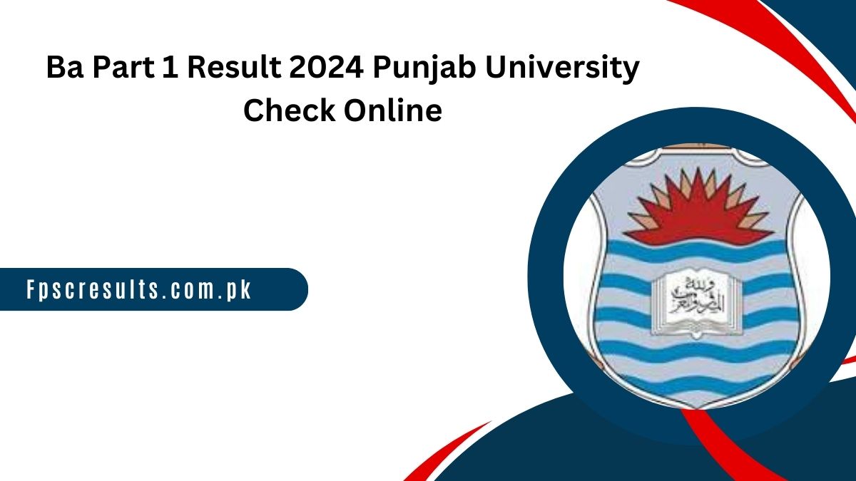 Ba Part 1 Result 2024 Punjab University Check Online