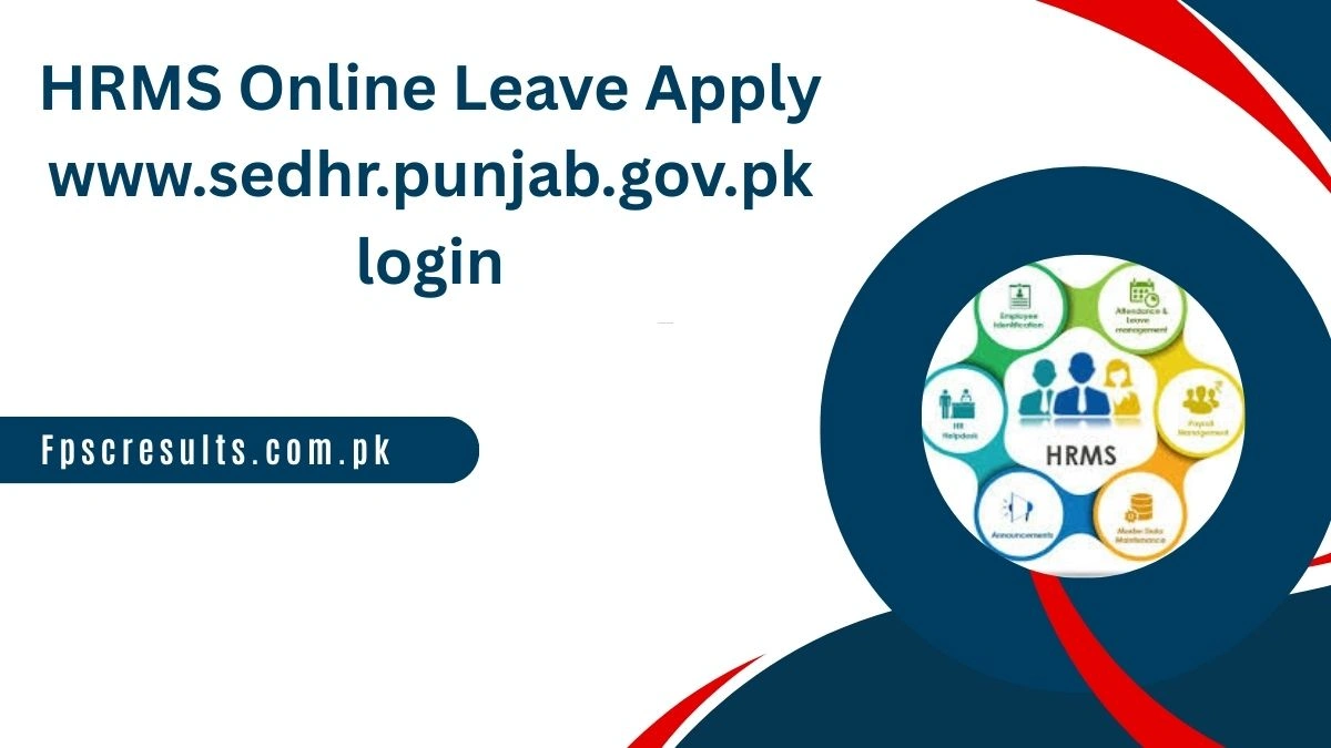 HRMS Online Leave Apply 2026 | www.sedhr.punjab.gov.pk login